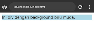 Contoh CSS Background Color