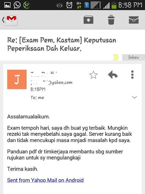 Contoh Soalan Peperiksaan Online N29 - Muharram x