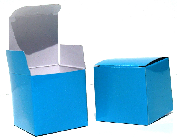 Standard Favor Box Cube 2 Inch 12pcs Aqua