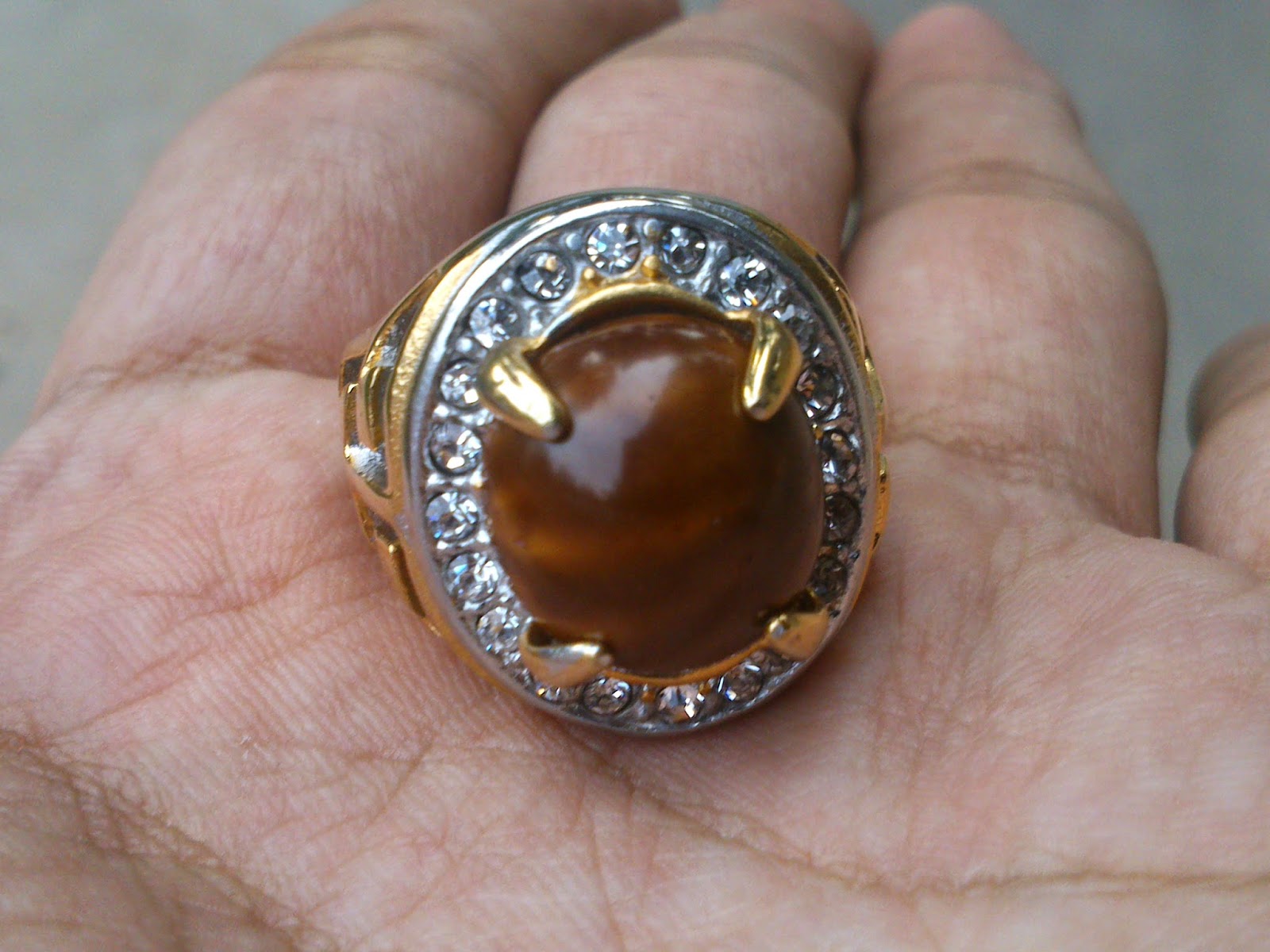  Cincin  Batu Kokka  Kaukah Asli Ring Titanium Rp 175 000