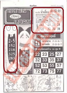 Thai Lottery 4pc First Paper For 01-12-2018