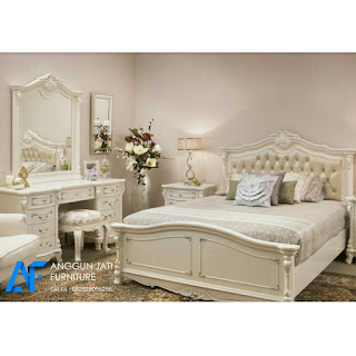 Kamar Tidur Set Mewah Klasik Putih | Model Kamar Set Modern