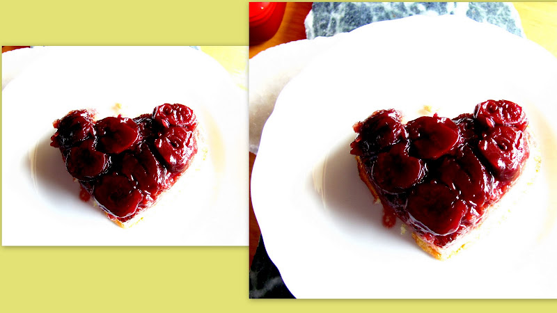 With loads of cherry corn meal upside down cake in my belly. I mean it has With loads of cherry corn meal upside down cake in my belly. I mean it has