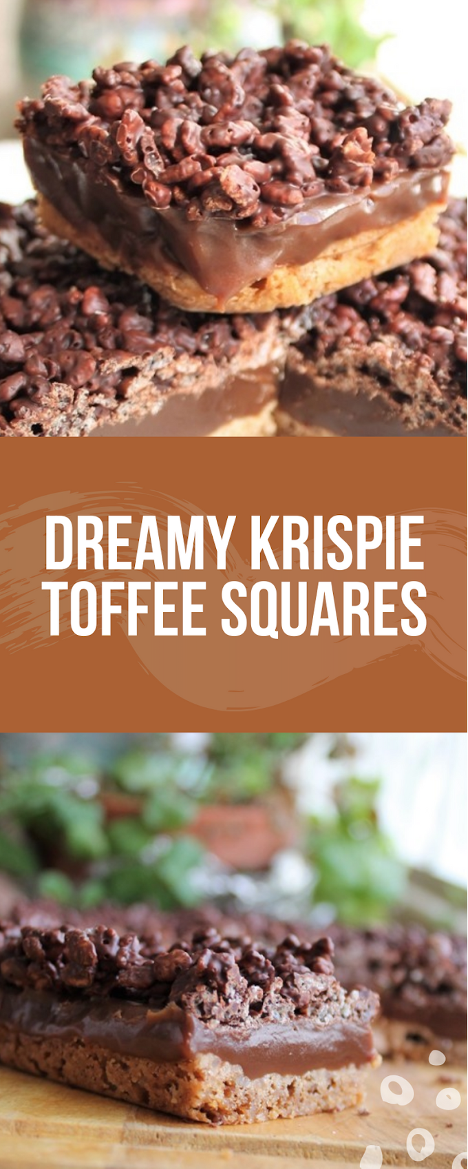 Dreamy Krispie Toffee Squares