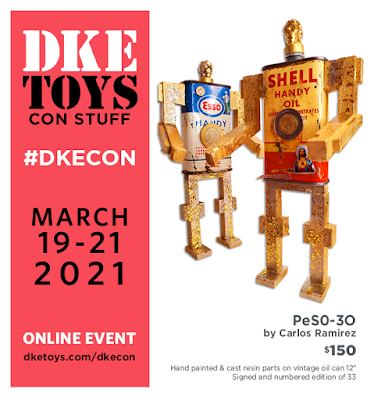 DKECON 2021 Exclusive Star Wars PeS0-3O Resin Figure by Carlos Ramirez x DKE Toys