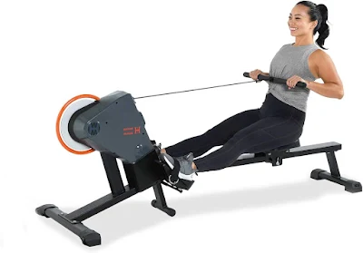 Women's Health Men's Health Magnetic Rowing Machine with 14 Adjustable Resistance Levels, Smart Power Sensor