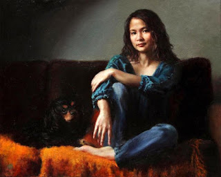 Х. Момо Чжоу H. Momo Zhou (1981) Self Portrait With Dragon