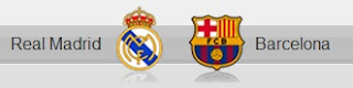 Real Madrid and Barcelona shields