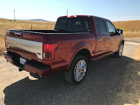 Rear 3/4 view of 2019 Ford F-150 4X4 SuperCrew Limited