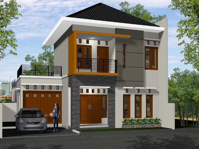 23+ Info Terkini Desain Rumah 2 Lantai