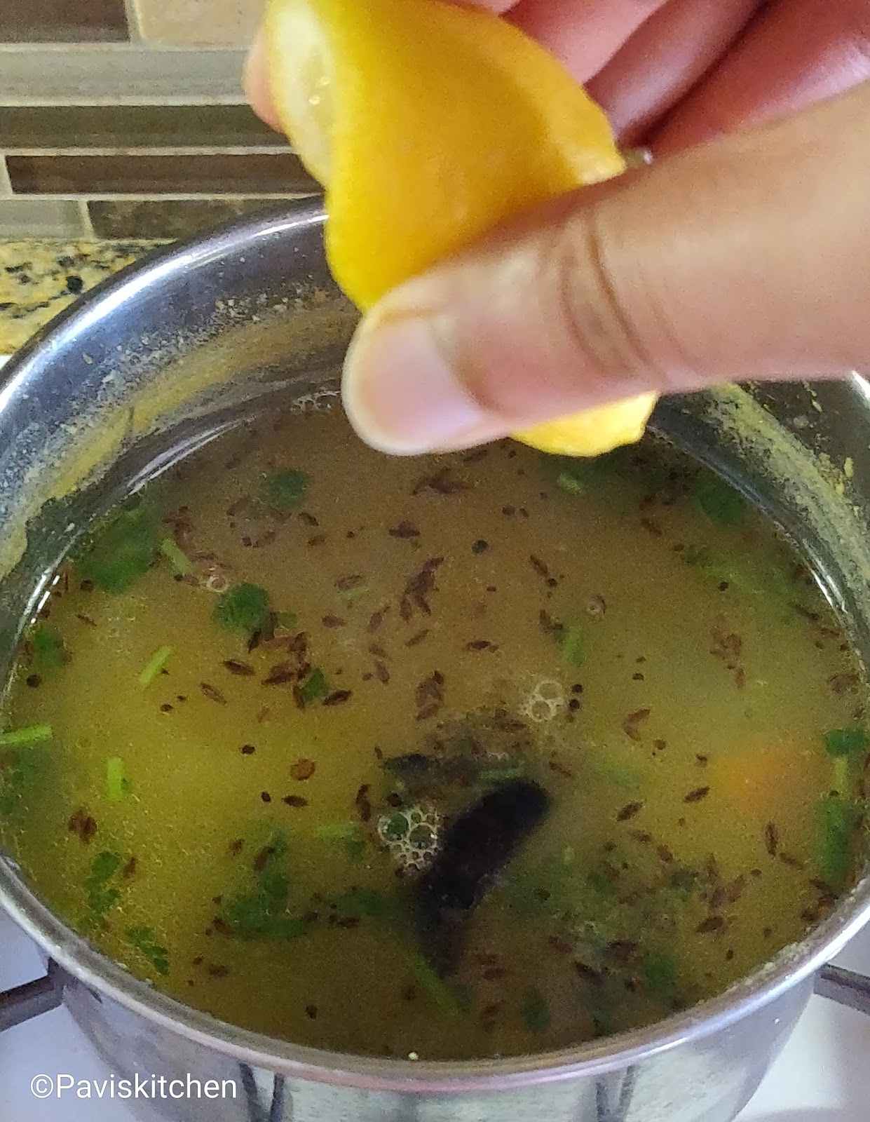 Karnataka Bele Sarru Recipe/ Dal Rasam / Togari Bele Tovve