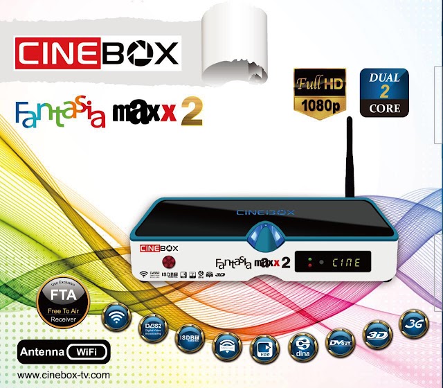 CINEBOX FANTASIA MAXX2 ATUALIZAÇÃO ALTERNATIVA 107W - 08/09/2019