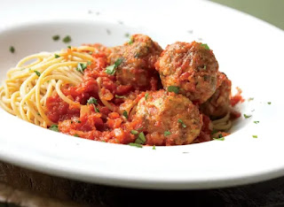 Spaghetti and Turkey Meatballs