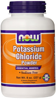 Formula for NOW Foods Potassium Chloride Powder