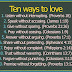 LOVE  TEN WAYS