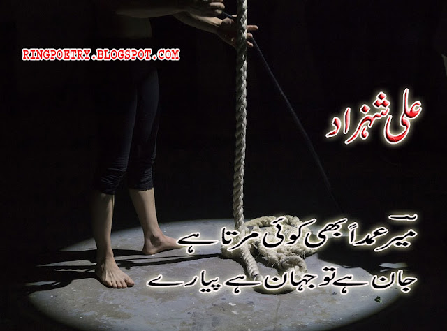 sad death poetry in urdu