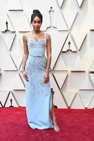 Laura Harrier Red Carpet Academy Awards