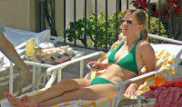 Hilary Swank Sunbathing