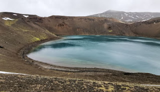 Cráter Víti. Alrededores del lago Mývatn. Islandia, Iceland.