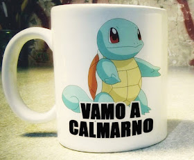 Squirtle Pokemon Magic Mug Taza Mágica Vamo a calmarno