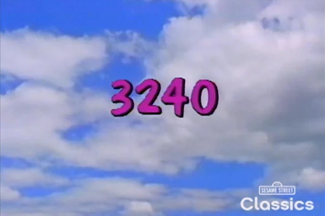 Sesame Street Episode 3240
