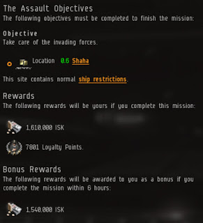 The Assault L4 Serpentis mission text