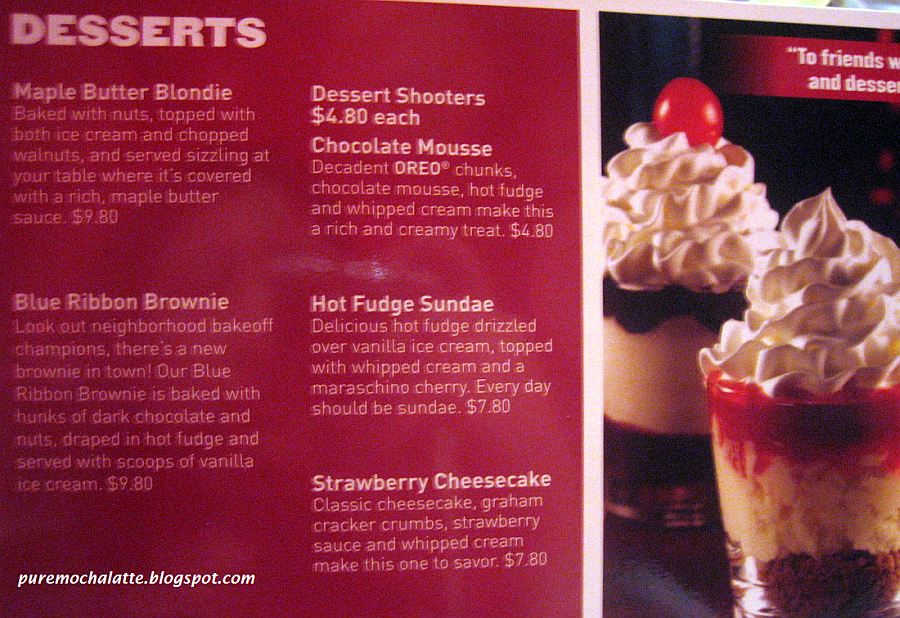  have love to try the dessert shooters or even the maple butter blondie.