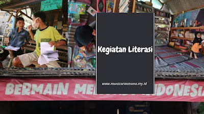 Kegiatan Literasi Gubuk Ilmu di Kampung Lali Gadget