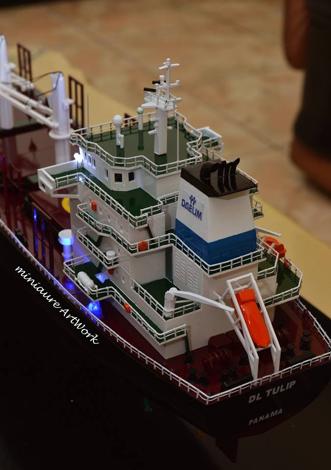 foto gambar miniatur kapal dl tulip daelim terbaru batam singapore malaysia korea japan thailand filipina cina brunei indonesia