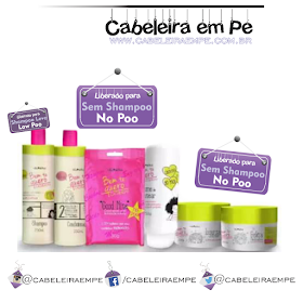 Linha Bem te Quero Cacheadas - Vita Seiva. Shampoo Low Poo (Shampoo Leve). Condicionador / Cowash, sachê de tratamento noturno (good nite), máscara. creme para pentear (leave in) e Geleia liberados para No Poo (Sem Shampo).