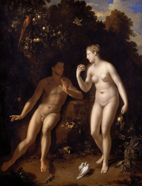 adam and eve,bible painting,5 stars