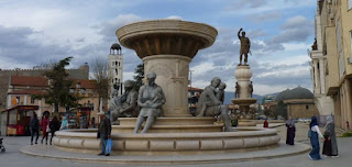 Estatuas del proyecto Skopje 2014.