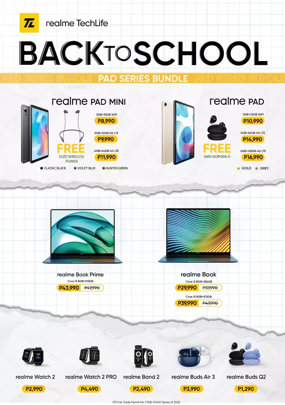 realme Back-to-School Pad Series Bundles