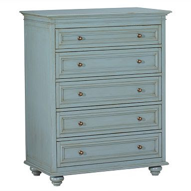 Blue Painted Dresser