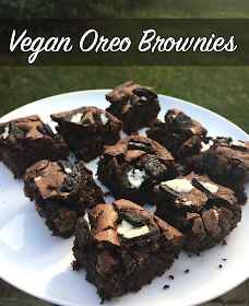 Vegan Oreo Brownies