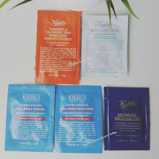 muestras, muestras gratis, kiehl´s