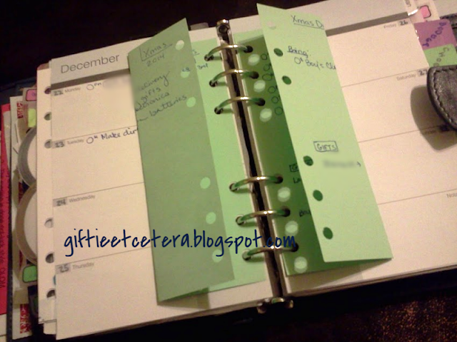 planner; planner pages; planning projects; Christmas plans