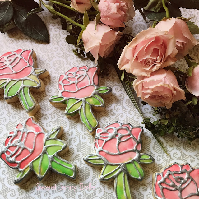 stained glass decorated cookie tutorial