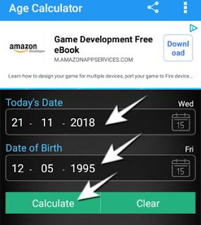 Age calculator android app