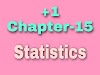  Chapter-15: Statistics