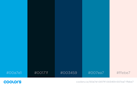 blue color palettes
