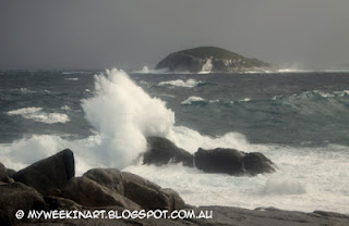 Green Island, Albany, on a stormy day. Andy Dolphin.