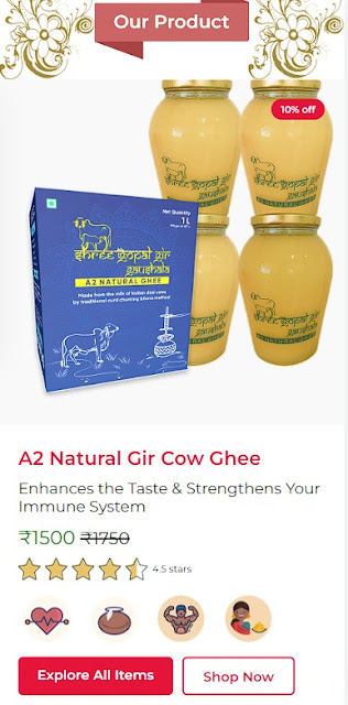 A2 Natural Gir Cow Ghee-7