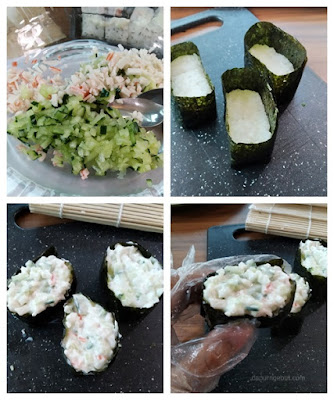 cara membuat sushi