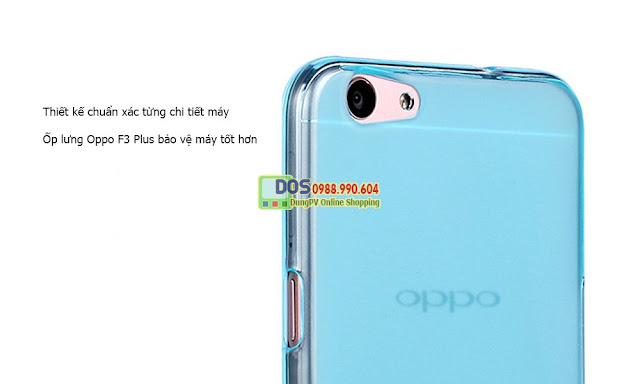 Ốp lưng điện thoại Oppo F3 plus silicone dẻo 