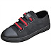 Giày Sneaker Nam Giày Rằn Ri DODACO DDC1979 DE GNA 39 - 44 (Đen Đỏ)