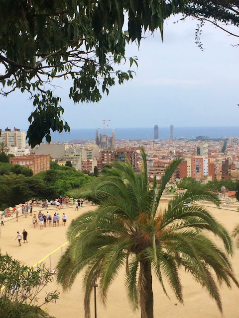 Park Guell w Barcelonie, dzieło Antonio Gaudi