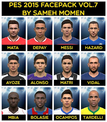 PES 2015 facepack vol.7 by Sameh Momen