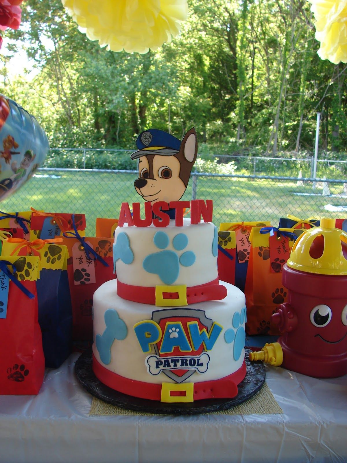 paw patrol birthday cake