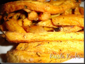 Baked Sweet Potato Fries Krista Kooks 2